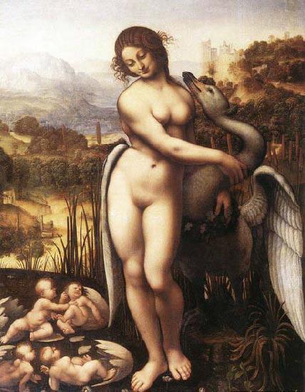 Cesare da Sesto Leda and the Swan oil painting image